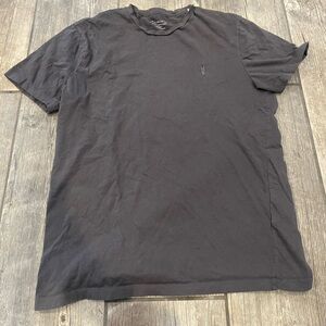 All Saints Men’s Black Short Sleeve Crewneck Tee
